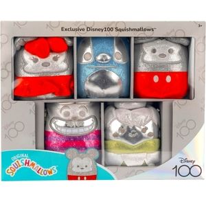 Squishmallows Original Disney 100 - 5 Pack Plush Box Set Collectible **NIB**
